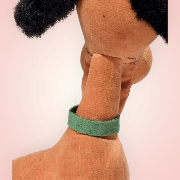 Vintage 1960s Jungle Book Bagheera velveteen Panther toy figure by GUND AS IS - Picture 8 of 12